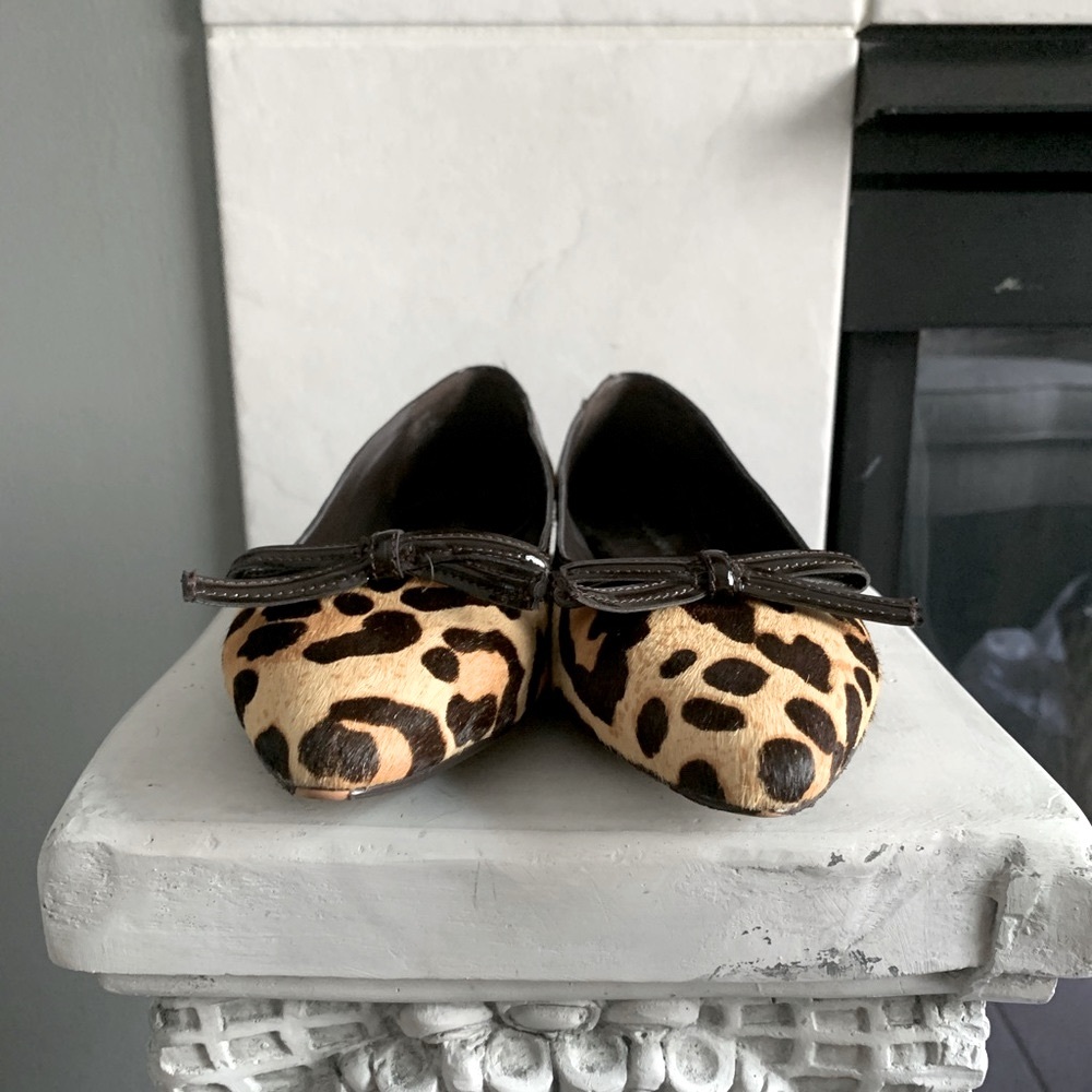 EUC Donald J Pliner leopard print flats.Sz.8.5 - Picture 5 of 9